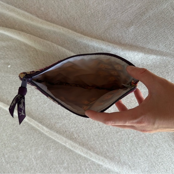 Vera Bradley Purple and Blue Bundle Wallet and Pouch - Picture 2 of 9